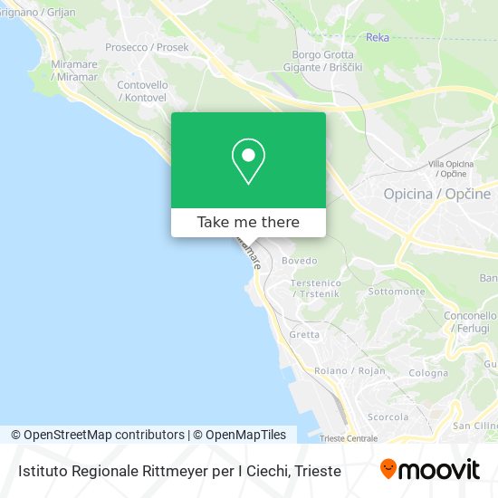 Istituto Regionale Rittmeyer per I Ciechi map