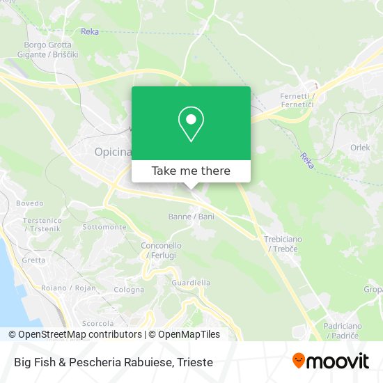 Big Fish & Pescheria Rabuiese map