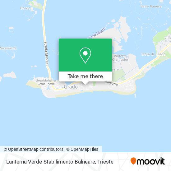 Lanterna Verde-Stabilimento Balneare map