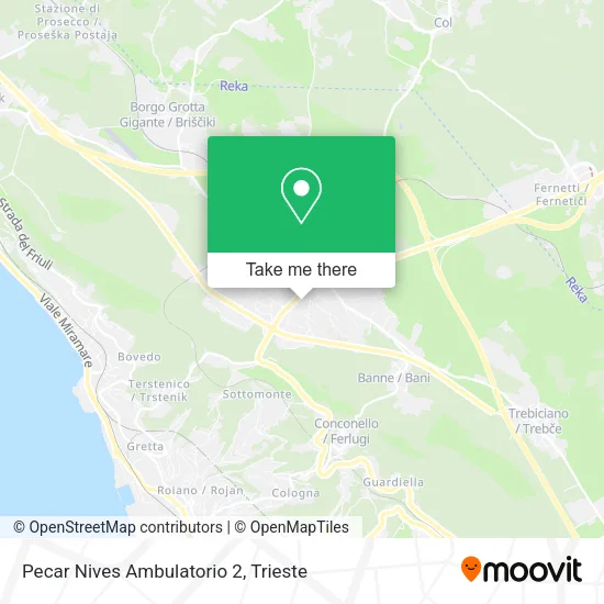Pecar Nives Ambulatorio 2 map
