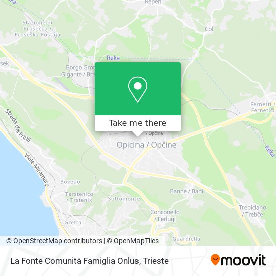 La Fonte Comunità Famiglia Onlus map