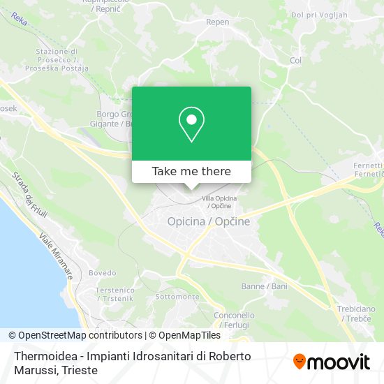 Thermoidea - Impianti Idrosanitari di Roberto Marussi map