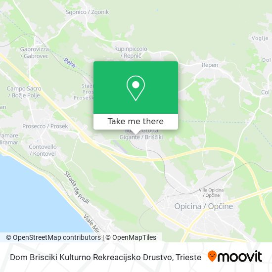 Dom Brisciki Kulturno Rekreacijsko Drustvo map
