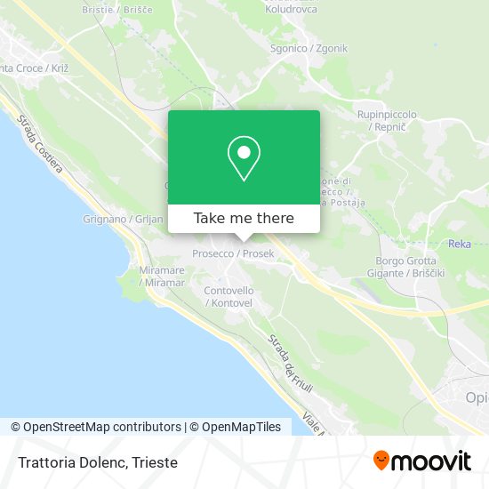 Trattoria Dolenc map