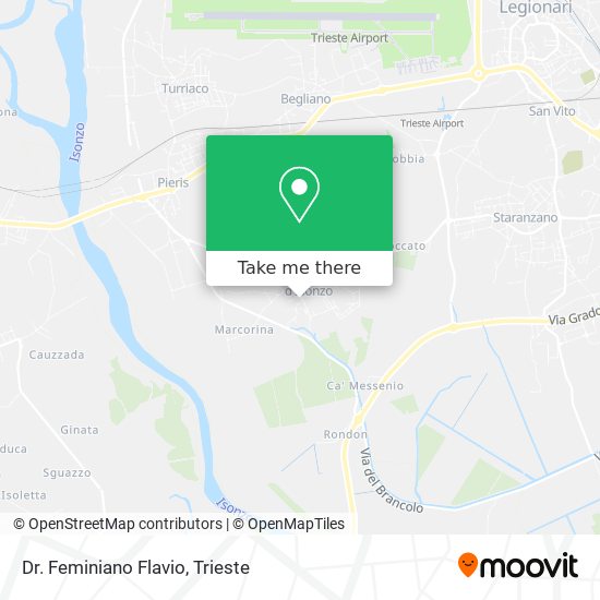 Dr. Feminiano Flavio map