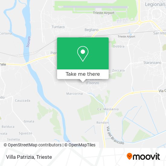 Villa Patrizia map