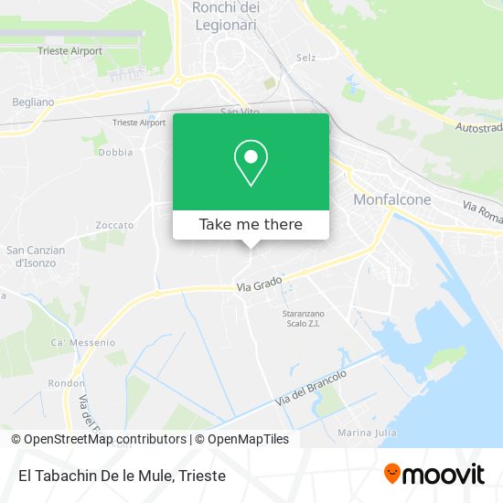 El Tabachin De le Mule map
