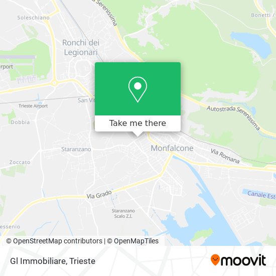 Gl Immobiliare map