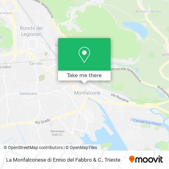 La Monfalconese di Ennio del Fabbro & C. map