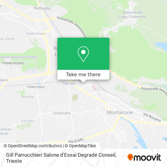 Gill Parrucchieri Salone d'Essai Degradé Conseil map