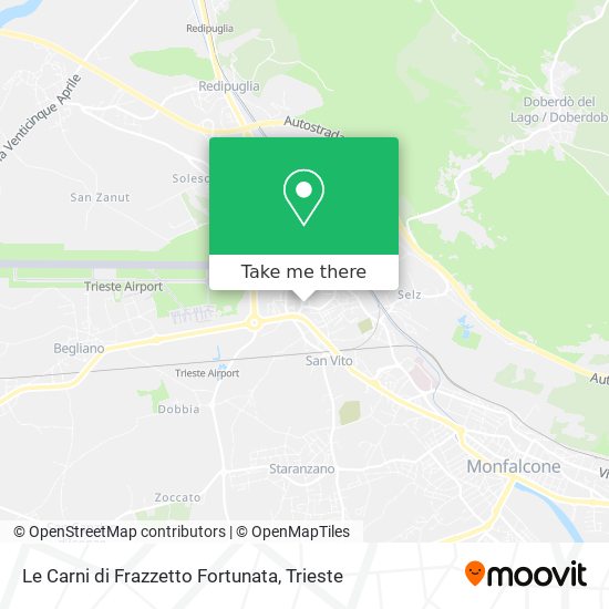 Le Carni di Frazzetto Fortunata map