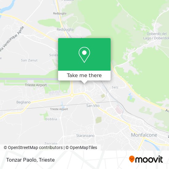 Tonzar Paolo map