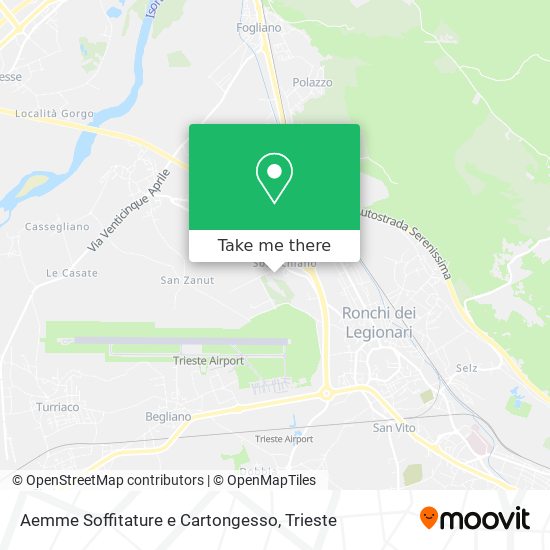 Aemme Soffitature e Cartongesso map