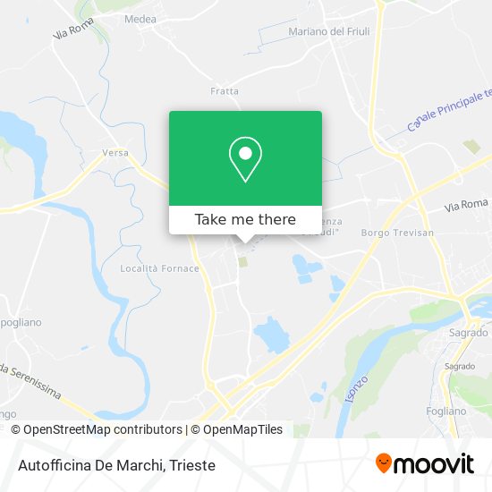 Autofficina De Marchi map