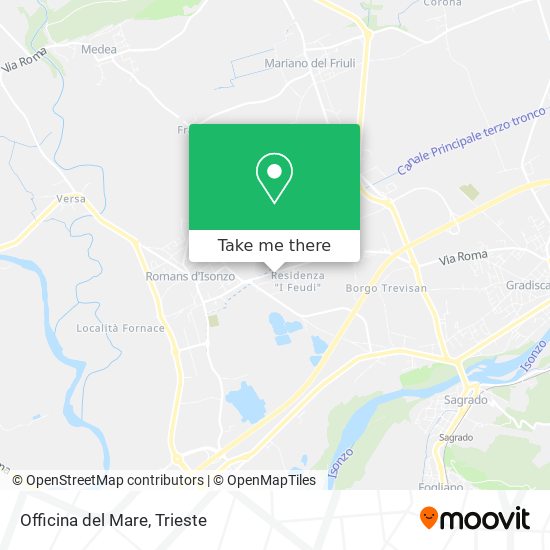 Officina del Mare map