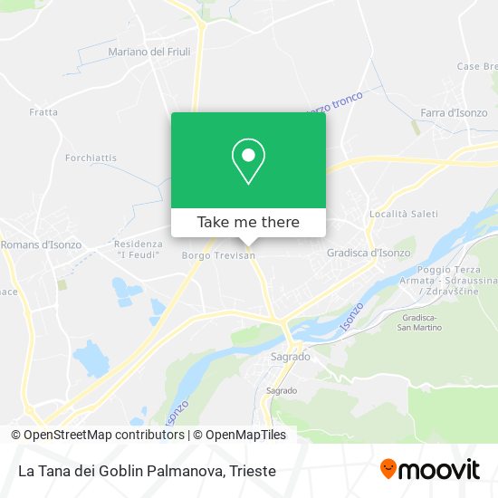 La Tana dei Goblin Palmanova map