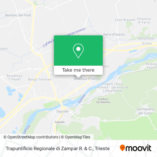 Trapuntificio Regionale di Zampar R. & C. map