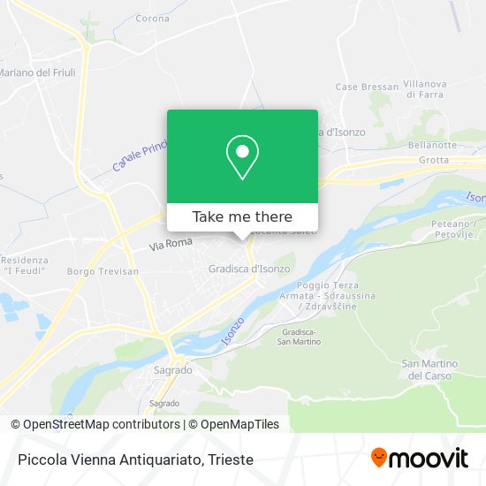 Piccola Vienna Antiquariato map