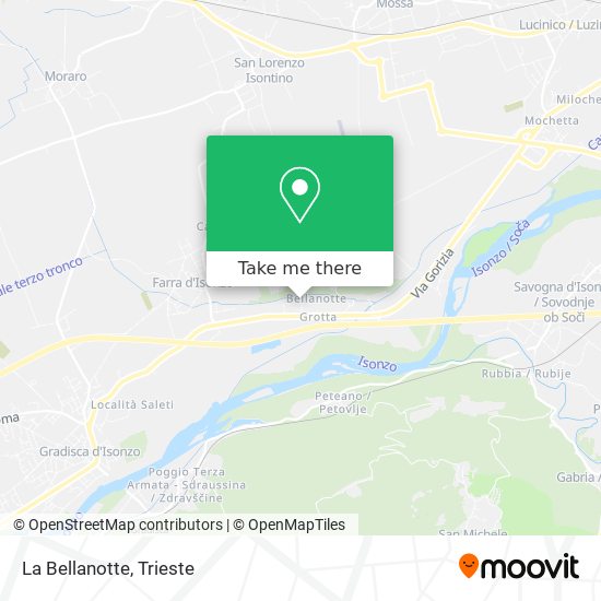 La Bellanotte map