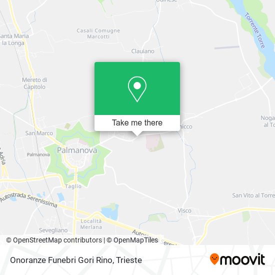 Onoranze Funebri Gori Rino map