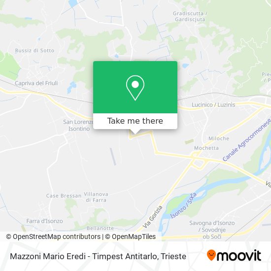 Mazzoni Mario Eredi - Timpest Antitarlo map