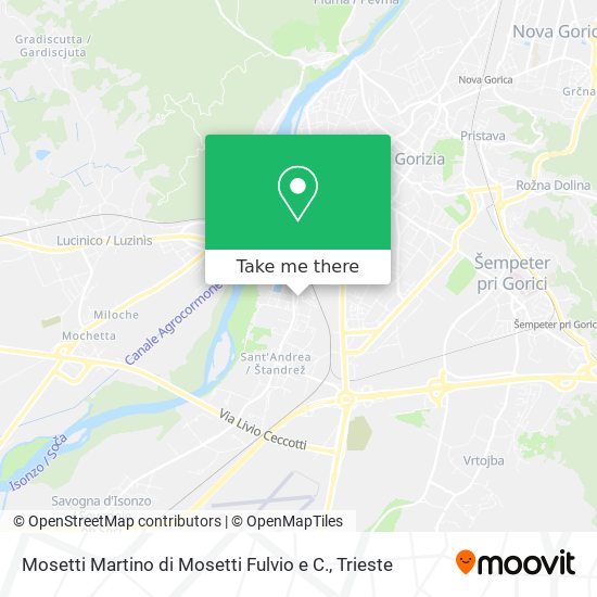 Mosetti Martino di Mosetti Fulvio e C. map