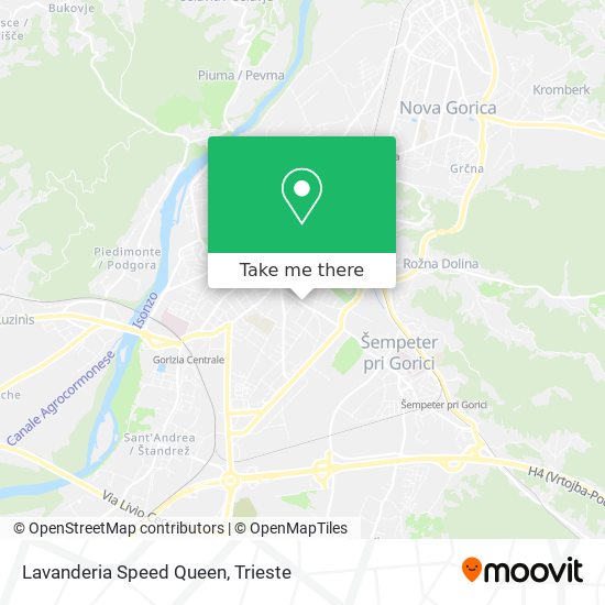 Lavanderia Speed Queen map
