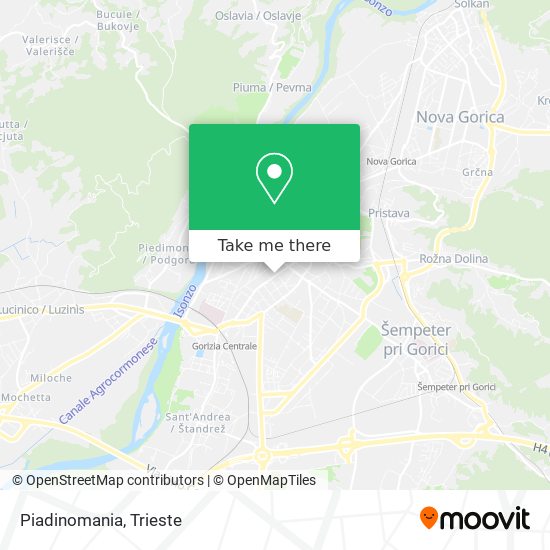 Piadinomania map