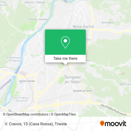 V. Cravos, 13 (Casa Rossa) map