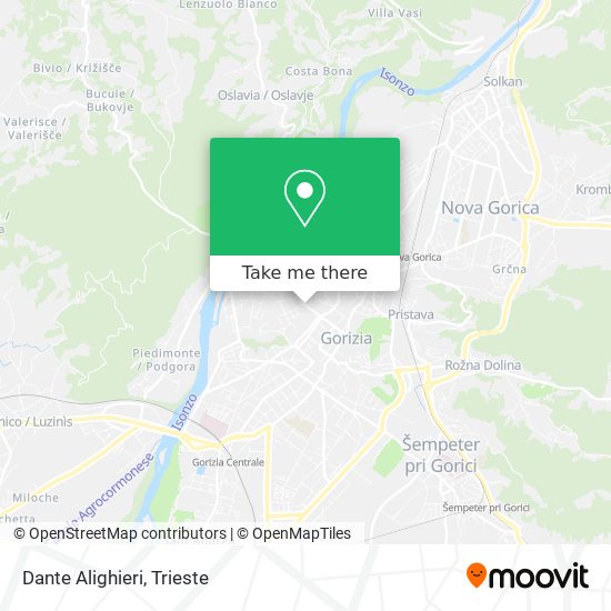 Dante Alighieri map