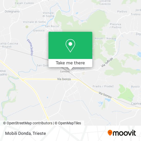 Mobili Donda map