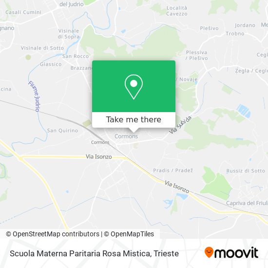 Scuola Materna Paritaria Rosa Mistica map