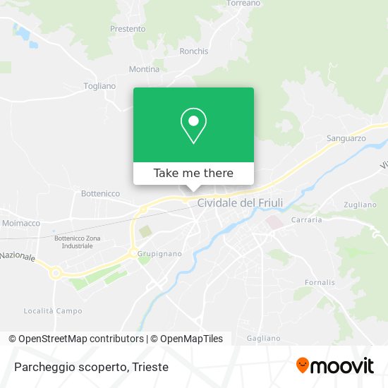 Parcheggio scoperto map