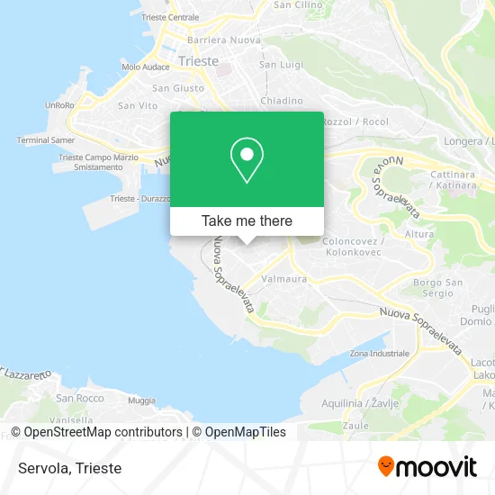 Servola map