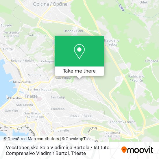 Večstopenjska Šola Vladimirja Bartola / Istituto Comprensivo Vladimir Bartol map