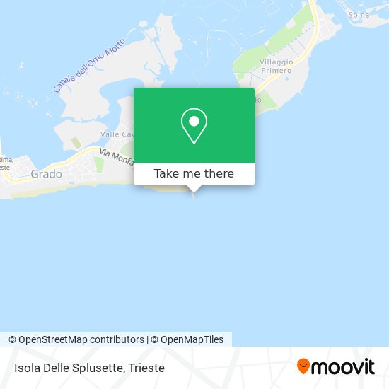 Isola Delle Splusette map