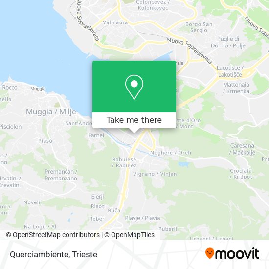 Querciambiente map