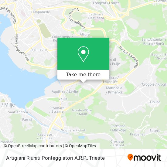 Artigiani Riuniti Ponteggiatori A.R.P. map