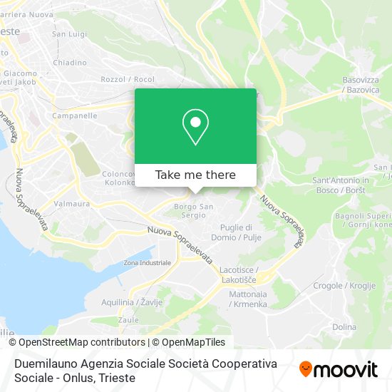 Duemilauno Agenzia Sociale Società Cooperativa Sociale - Onlus map