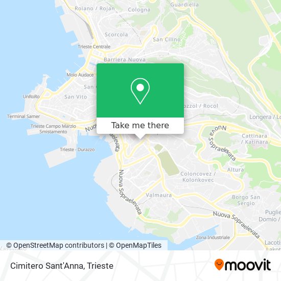 Cimitero Sant'Anna map