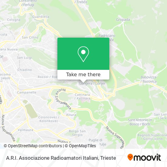 A.R.I. Associazione Radioamatori Italiani map