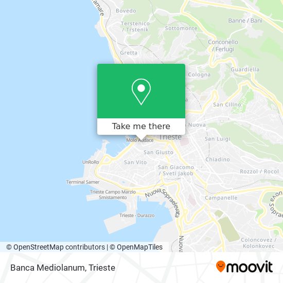 Banca Mediolanum map