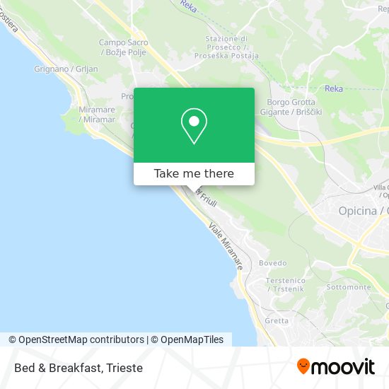 Bed & Breakfast map