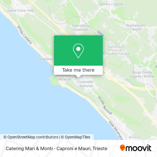 Catering Mari & Monti - Caproni e Mauri map