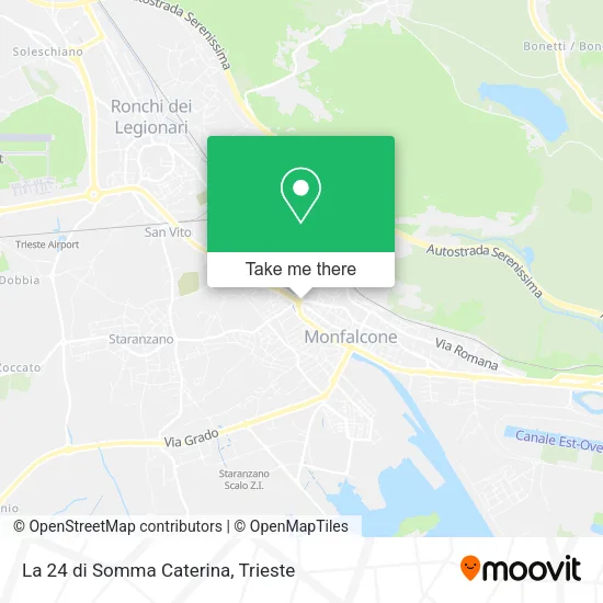 La 24 di Somma Caterina map