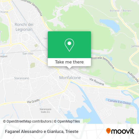 Faganel Alessandro e Gianluca map
