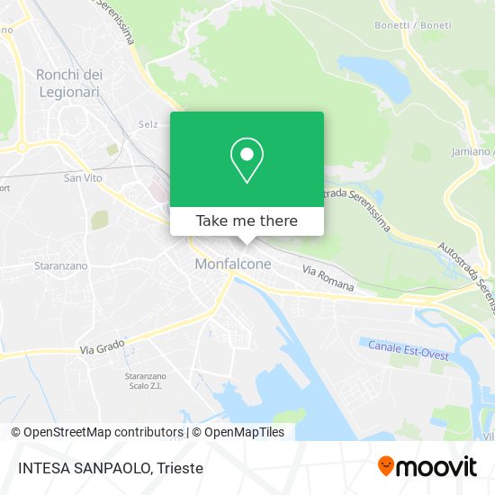 INTESA SANPAOLO map