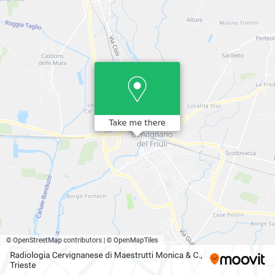 Radiologia Cervignanese di Maestrutti Monica & C. map