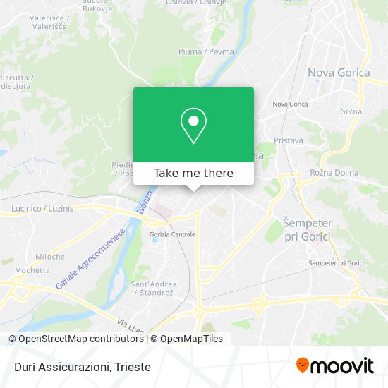 Durì Assicurazioni map