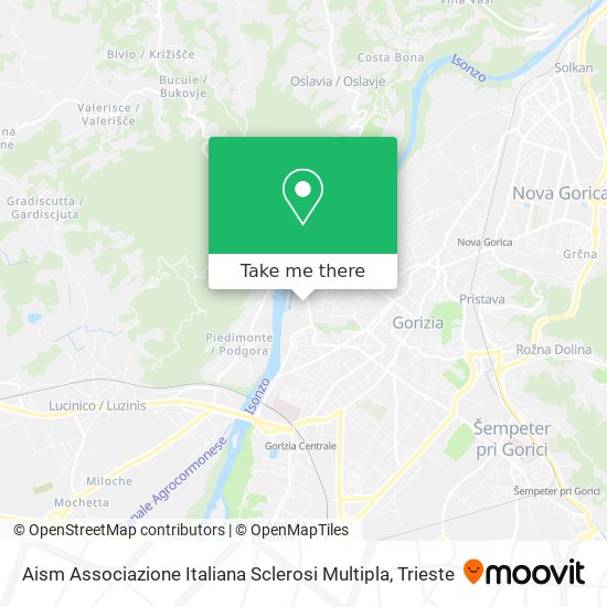 Aism Associazione Italiana Sclerosi Multipla map